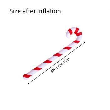 Bastones de caramelo inflables de Navidad Pack de 4